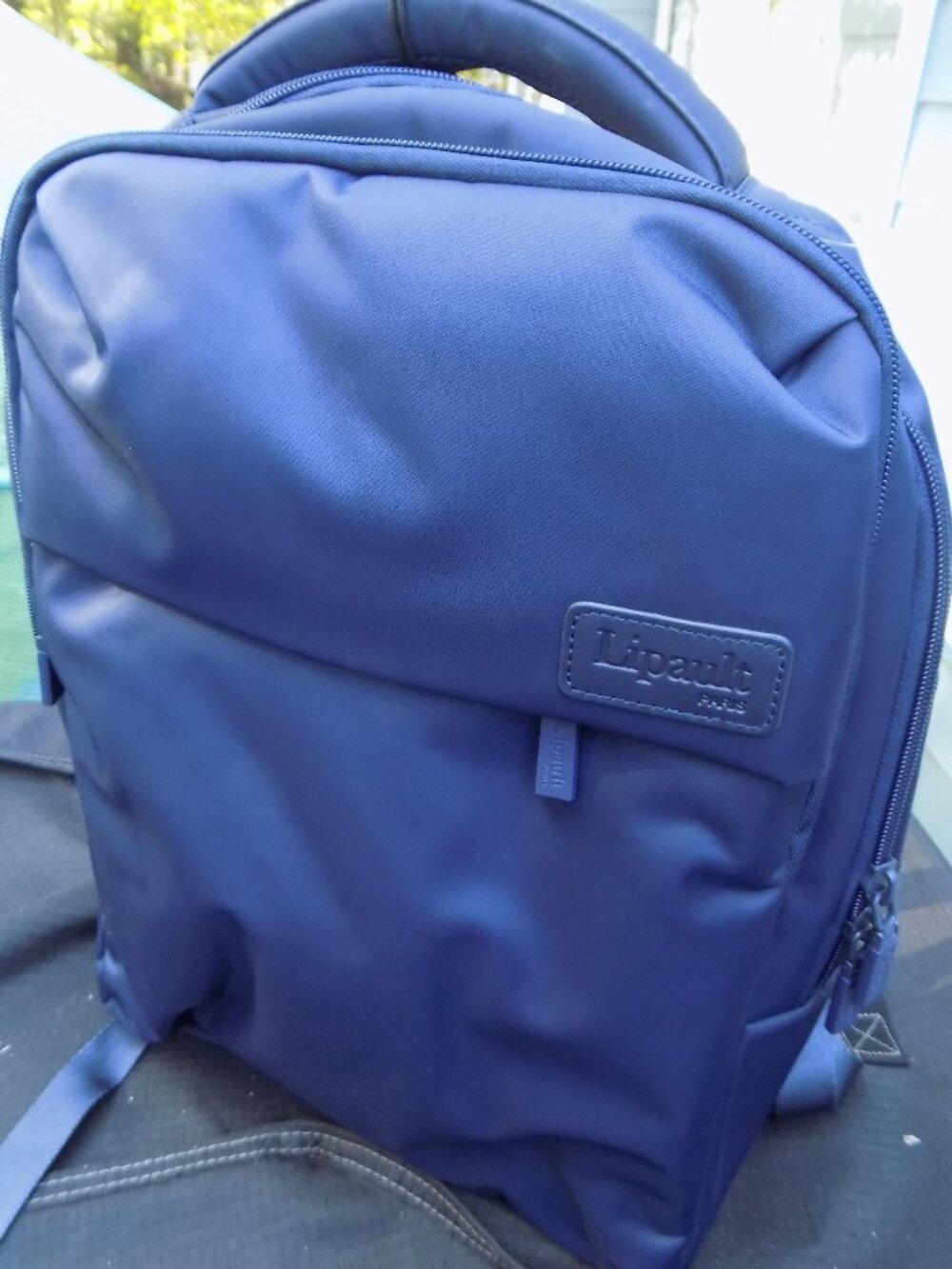 Lipault Paris Plume Business Laptop Backpack Navy NWT